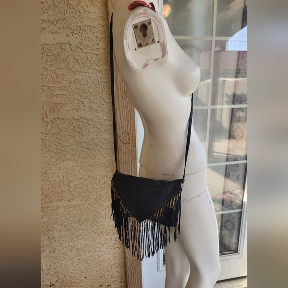 SOFT‎ LEATHER MAJE FRINGE CROSSBODY BAG - Picture 6 of 6